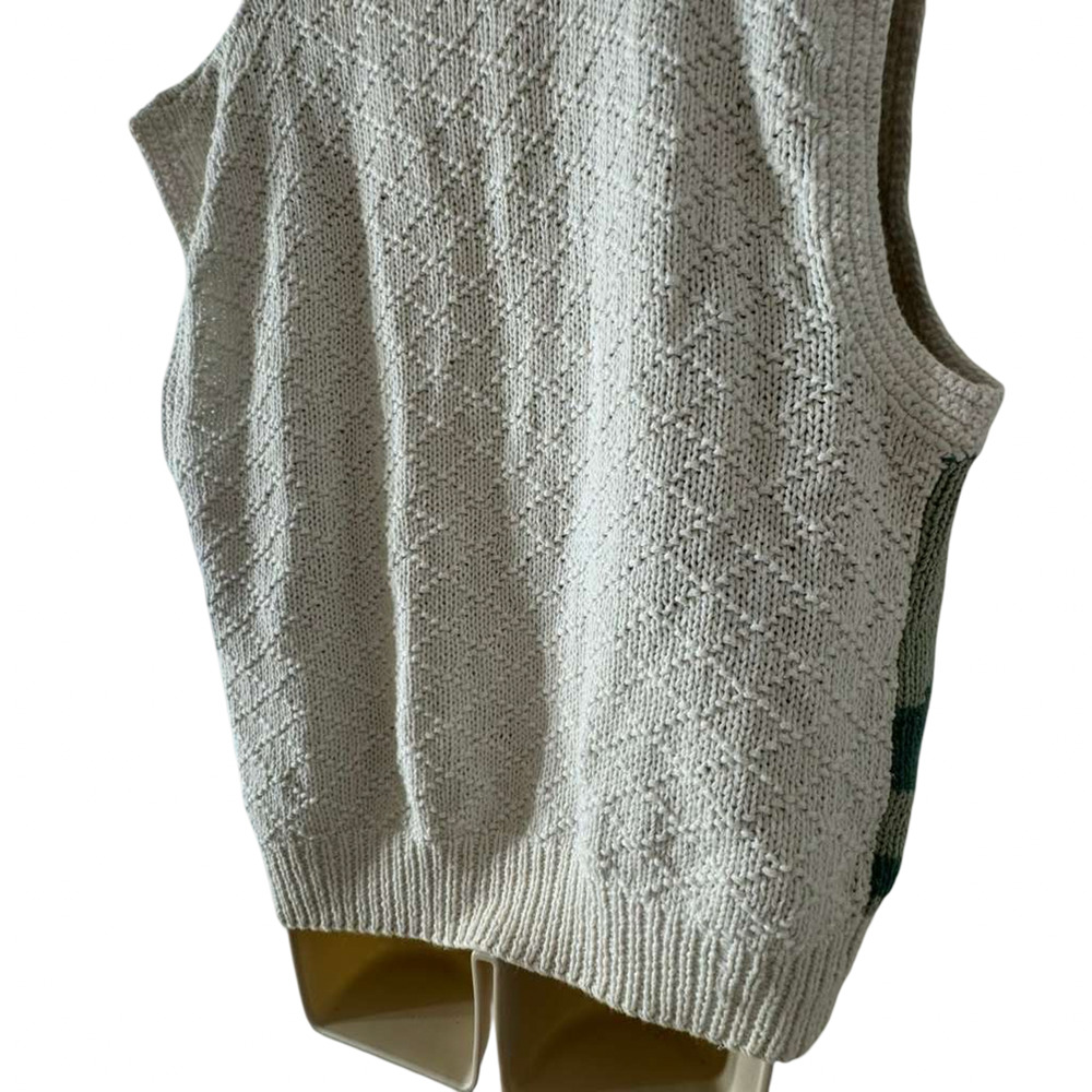 Orvis Womens Floral Cotton Blend Vintage Cottagecore Sweater Vest Cardigan XL - Picture 5 of 16